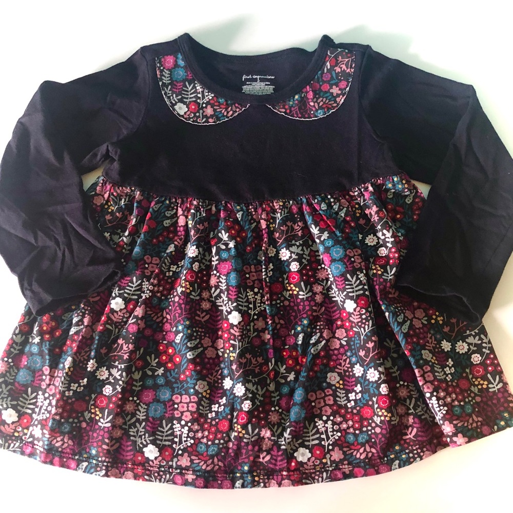 4T First Impressions Floral Long Sleeve Shirt